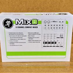 Mackie Compact 8 Channel Mixer XLR 1/4" RCA Inputs Mix8 Mixboard Karaoke DJ Live 🚨 Payment Options Available 🚨 No Credit Needed 🚨 