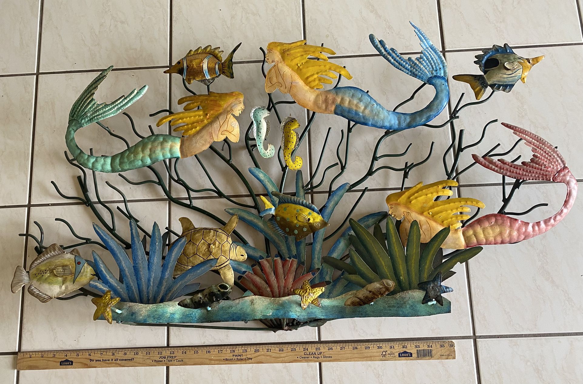 Three Dimensional Mermaid, Art Picture , drone