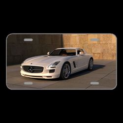License Plate Novelty Car Front Amg Mercedes Auto Sls Sports Car