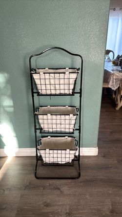 3 Tier Storage Basket Stand