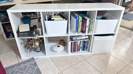 IKEA KALLAX Shelf unit, white, 30 1/8x57 5/8 "