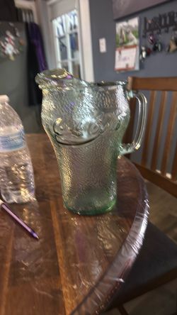 Coca-Cola Glass Pitcher
