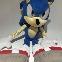 SEGA Sonic the Hedgehog Plush Stuffed Toy 24" Huge Jumbo Big Pillow CUT TAG