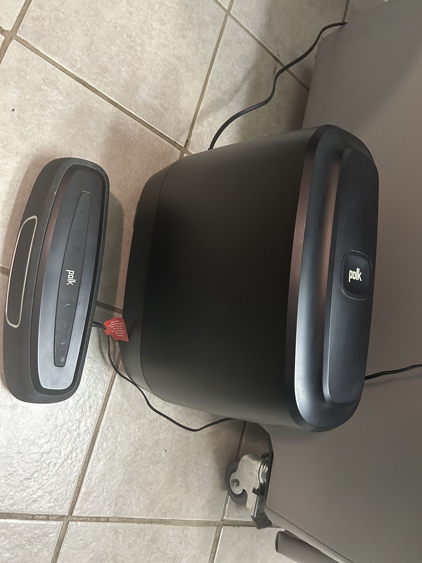 Polk Audio MagniFi Mini Home Theater Soundbar W/Subwoofer (No Remote) Works Great. This item is in great condition. Comes with power cords, manual