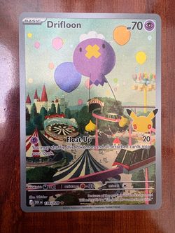 Pokemon Drifloon 136/128 30th Anniversary Celebrations Classic Collection MINT
