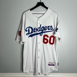 Los Angeles Dodgers 2008 China Series Jersey Mens 48 Majestic William C Riley Jr