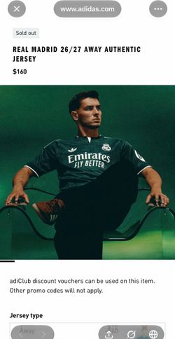 Real Madrid 26/27 Away Authentic Jersey