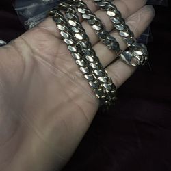 Solid 925 Silver Cuban Link