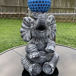 Elephant Balancing Ball Statue