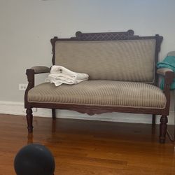 Small Wooden Couch 