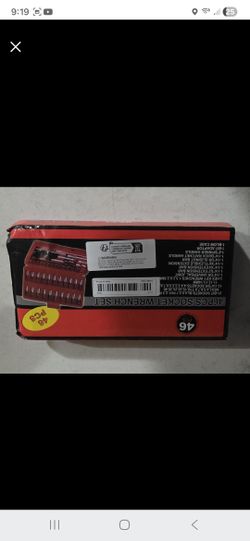 New 46 piece Harbor Freight socket set