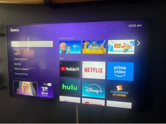 $$350$$Two 50 Inch TVs LG and Roku with wall mounts