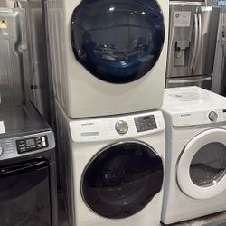 Samsung Stackable, Washer And Gas Dryer
