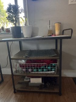 Side Table - Wood And Metal