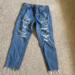 We The Free Straight Leg, High Rays Jeans