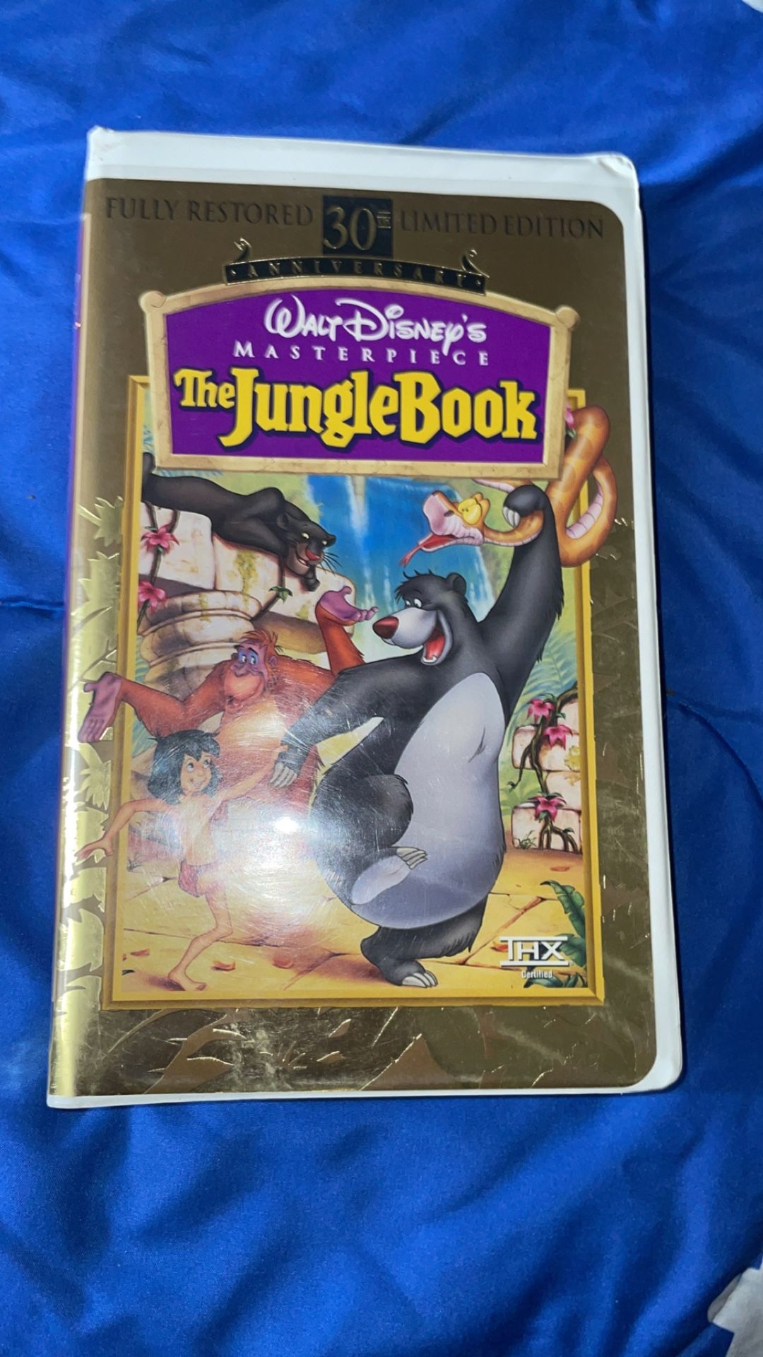 Jungle book 30th anniversary vhs tape fully restored