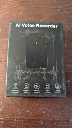 AI Voice Recorder - AI Note Taking Recording Device, Phone Wallet Card Holder Design