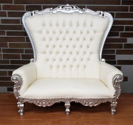 Silver Throne Sofa