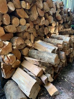 Dry Firewood Hardwood Maple Fir Alder Cherry Quarter Half Cords a