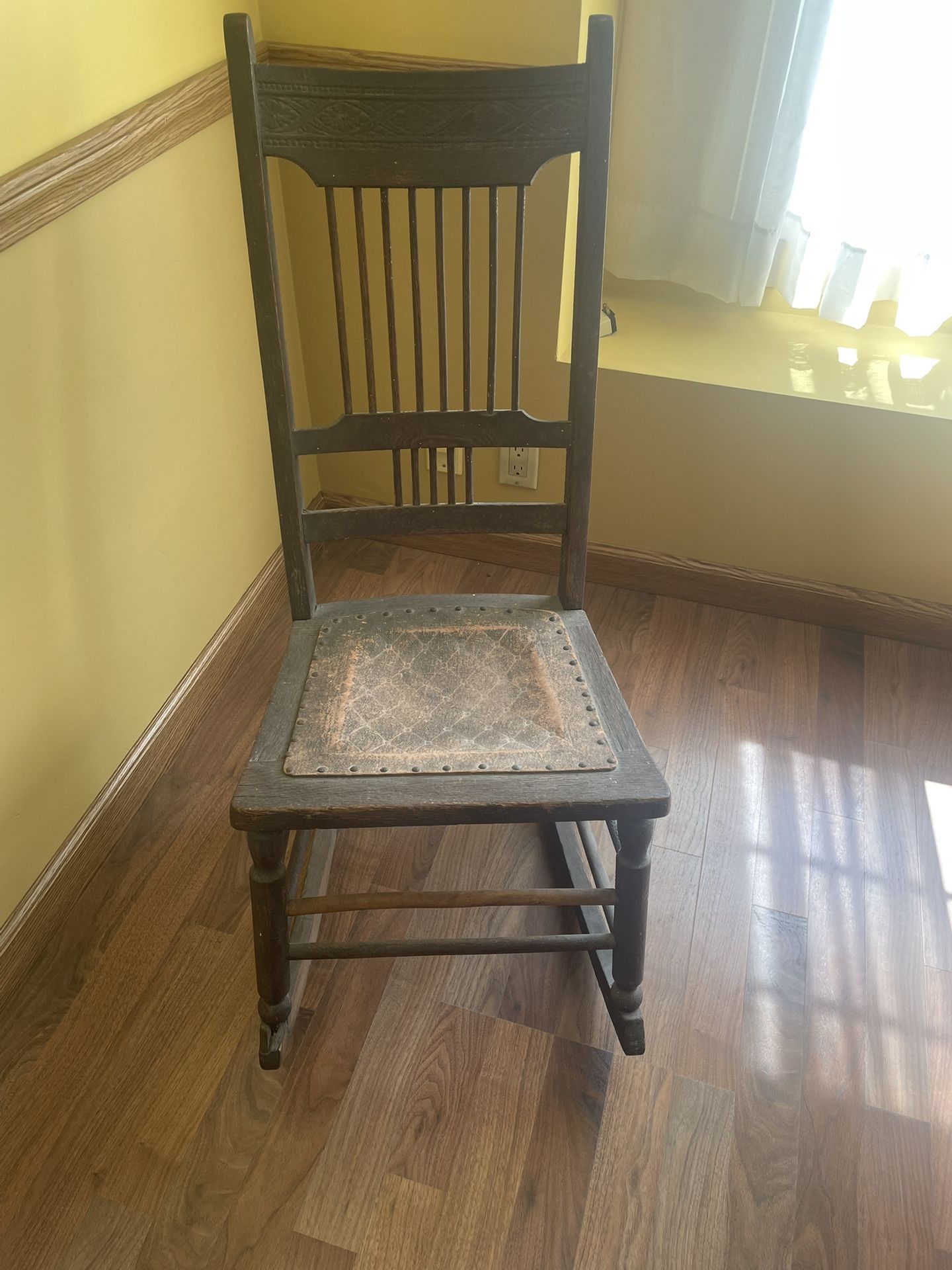 Antique Oak Rocking Chair