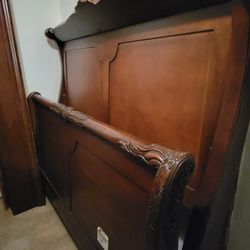 Sleigh Bed Frame - Queen