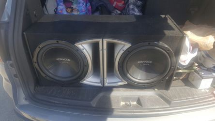 2 twelve inch Kenwood excelon in box