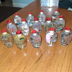 Vintage Snuff Bottles 
