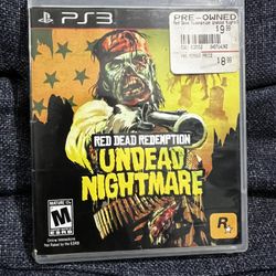 Undead Nightmare PS3