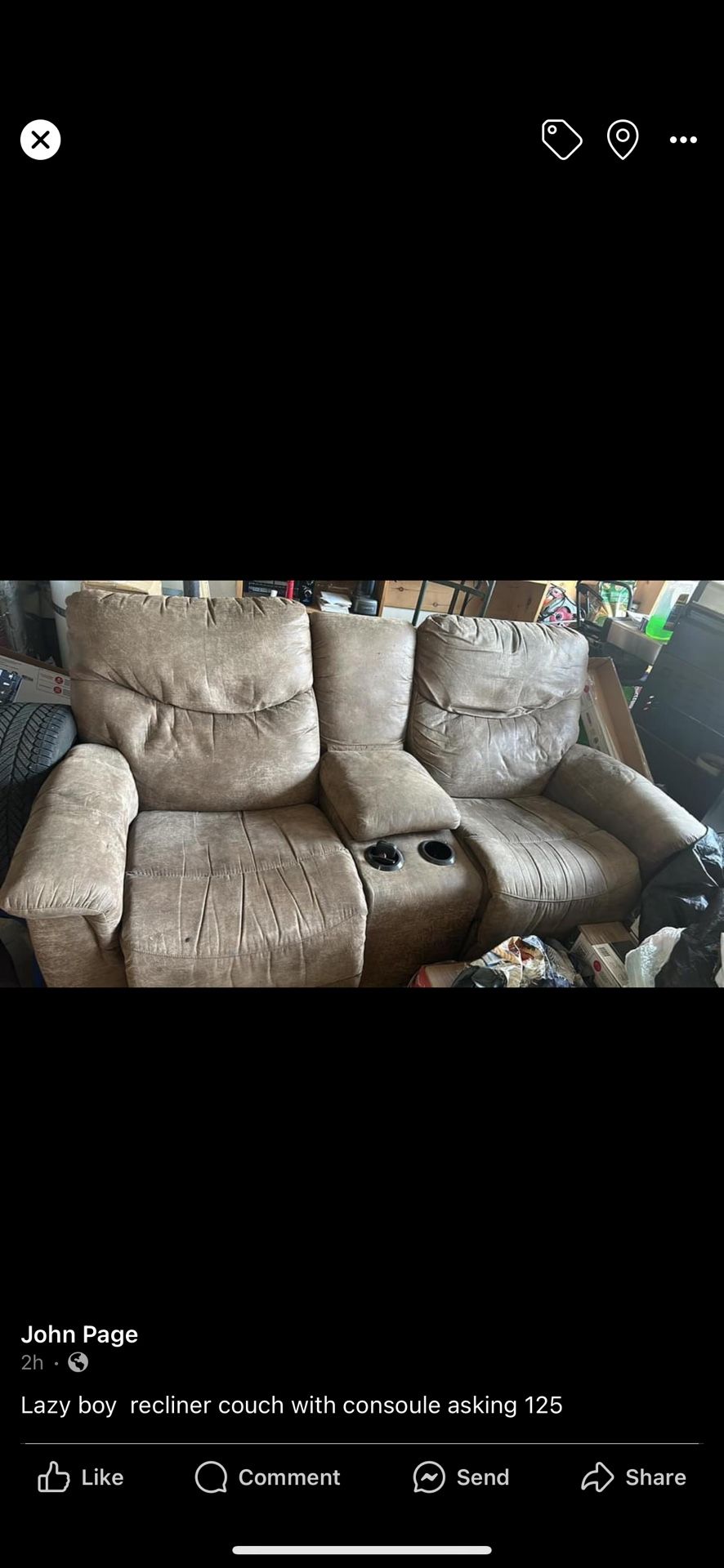 Lazy boy Recliner Couch