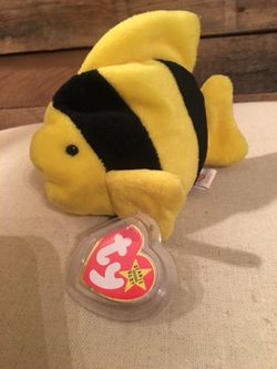 Bubbles the fish retired ty Beanie