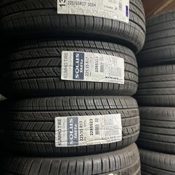 225/55/17 KUMHO - New Tires $140 EACH TIRE/ CADA LLANTA- INSTALLED AND BALANCED 