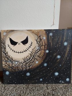 Nightmare Before Christmas Painting