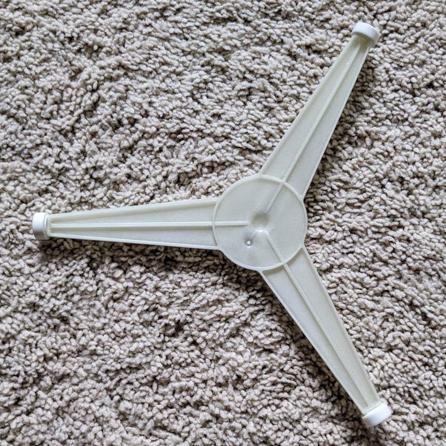 9.5" microwave oven Y-shaped plastic roller ring support bracket for glass turntable