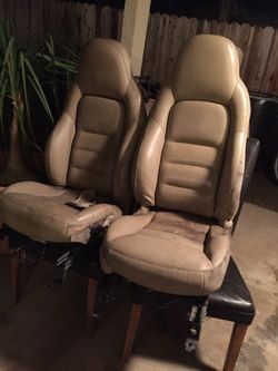 C6 corvette seats good for parts air bags