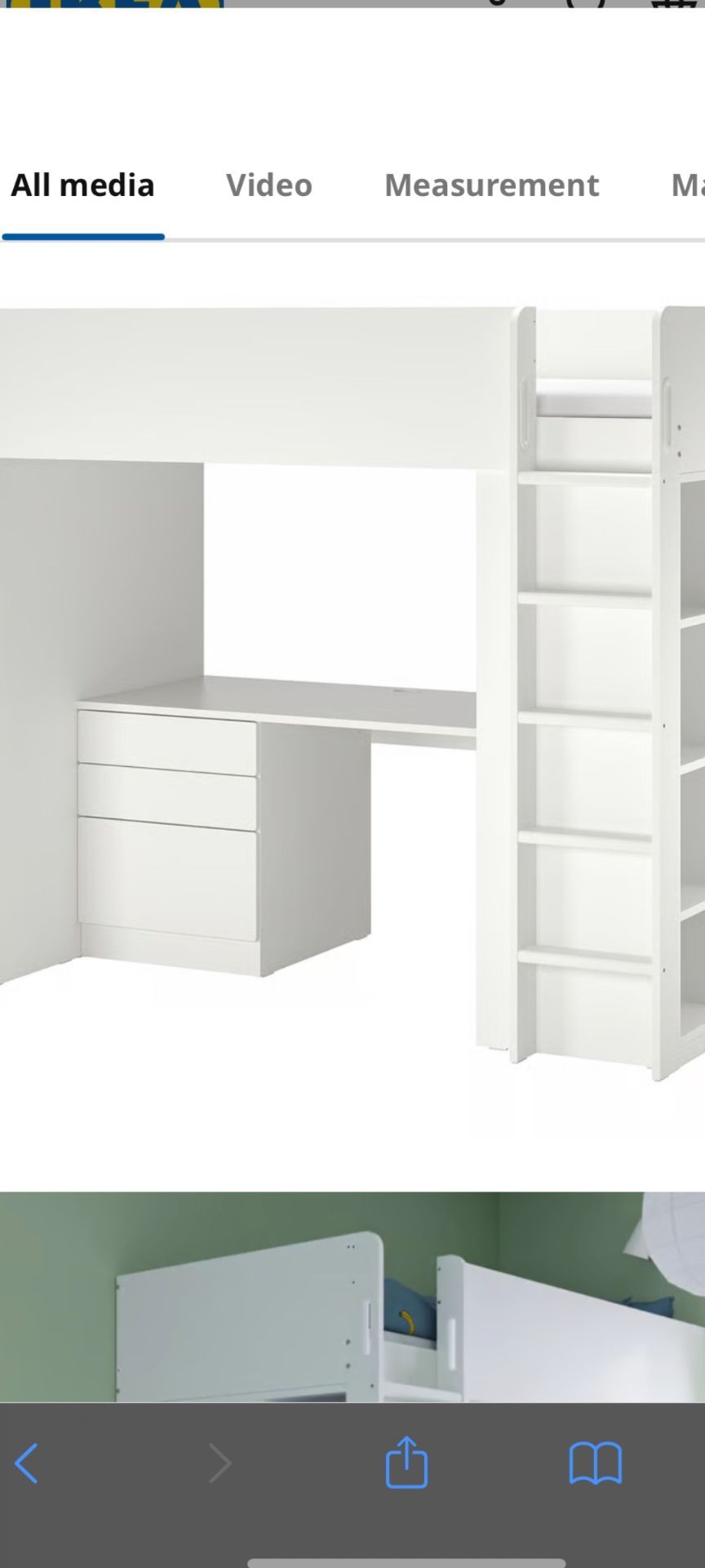 Smastad Loft bed