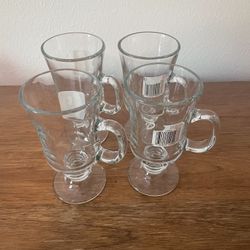 Brand New Libbey Glass Irish Coffee Mug/ Set Of 4