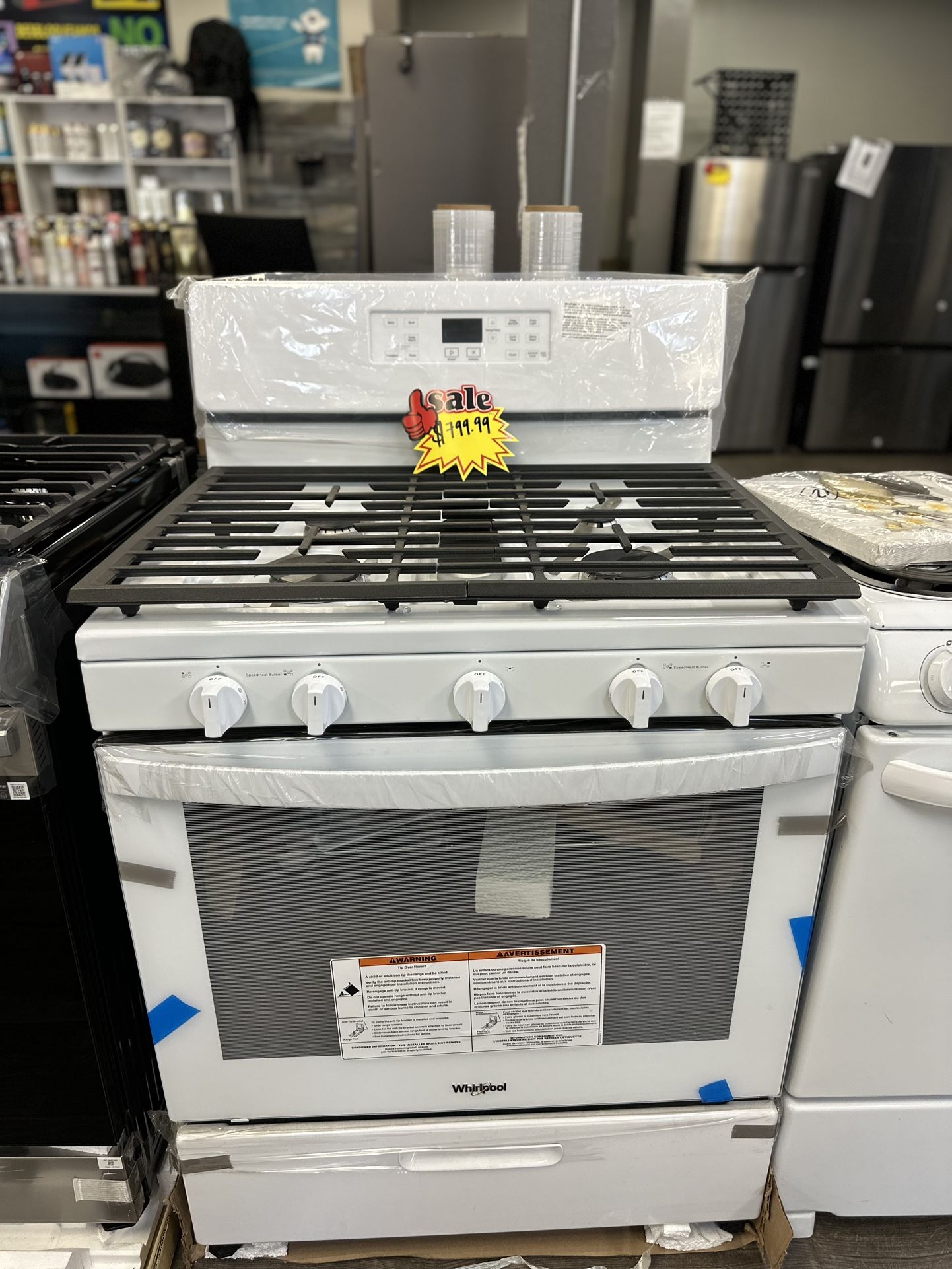 Whirlpool Gas Stove ( Take It Home In Payments/ Llevalo A Casa En Pagos)