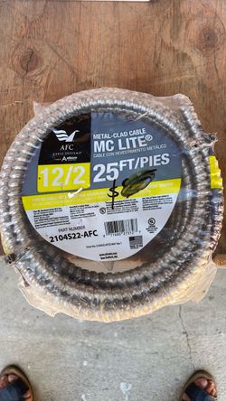WIRE 12/2 MC 25 FT  $25
