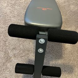 Like new workout bench abs bench slant board gym
