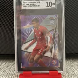 Jamal Musiala Sgc 10 Purple  Refractor RC Topps Finest
