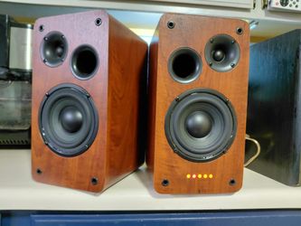 Speakers Pair of Powered Bluetooth Bookshelf Speakers Saiyin DS6801