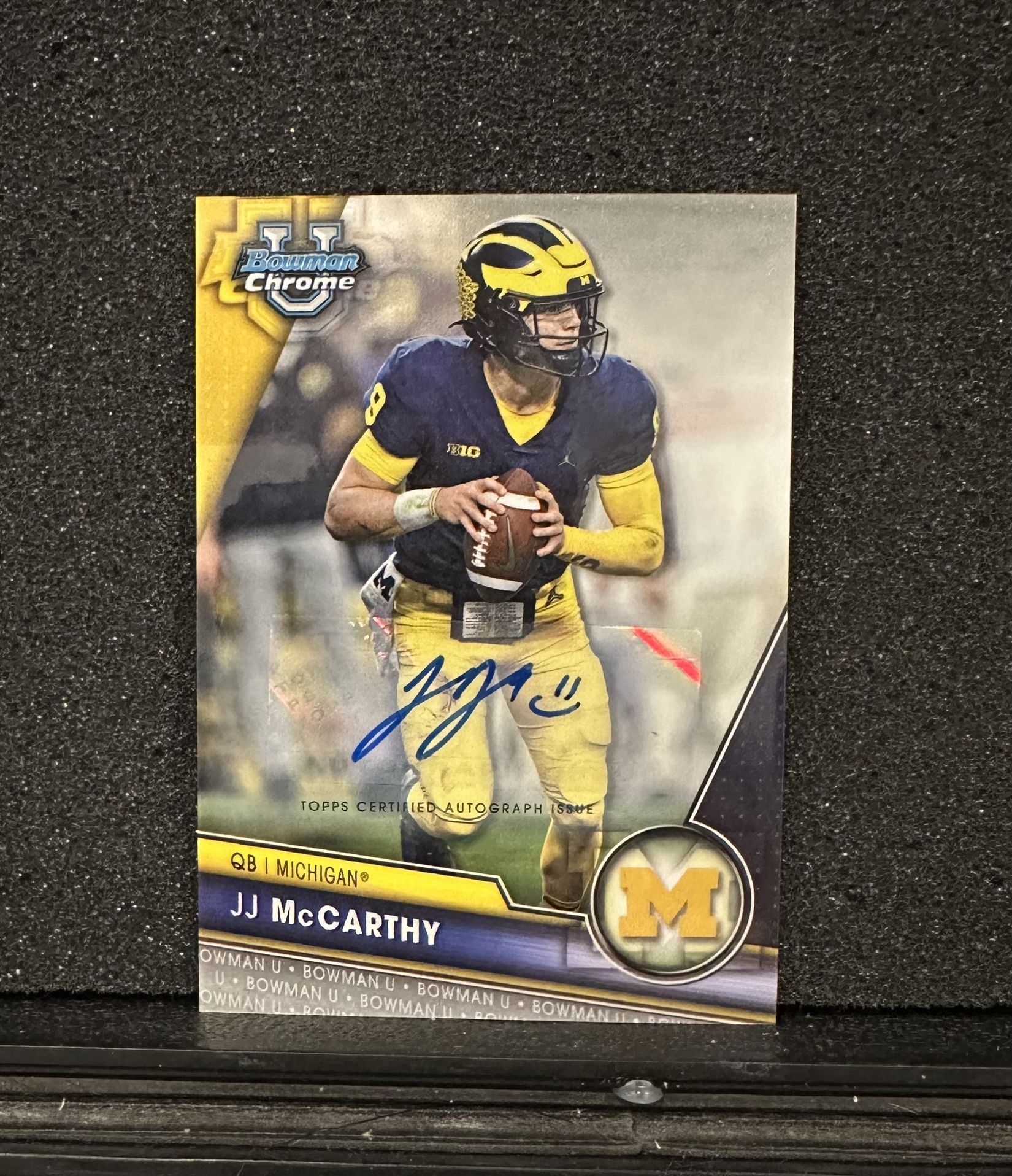 2023 Bowman University Chrome Prospect Autographs JJ McCarthy