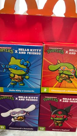 Hello Kitty TMNT Happy Meal Toys $30 for The Set