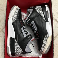 Air Jordan 3 Black Cement 2018 Size 10
