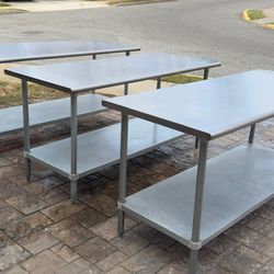Advance Tabco ELAG-306  30" x 72"  16 Gauge Stainless Steel Work Table with Galvanized Undershelf