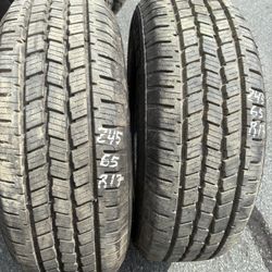 245/65/R17 Crosswind Tires 2 For $120 Firm 