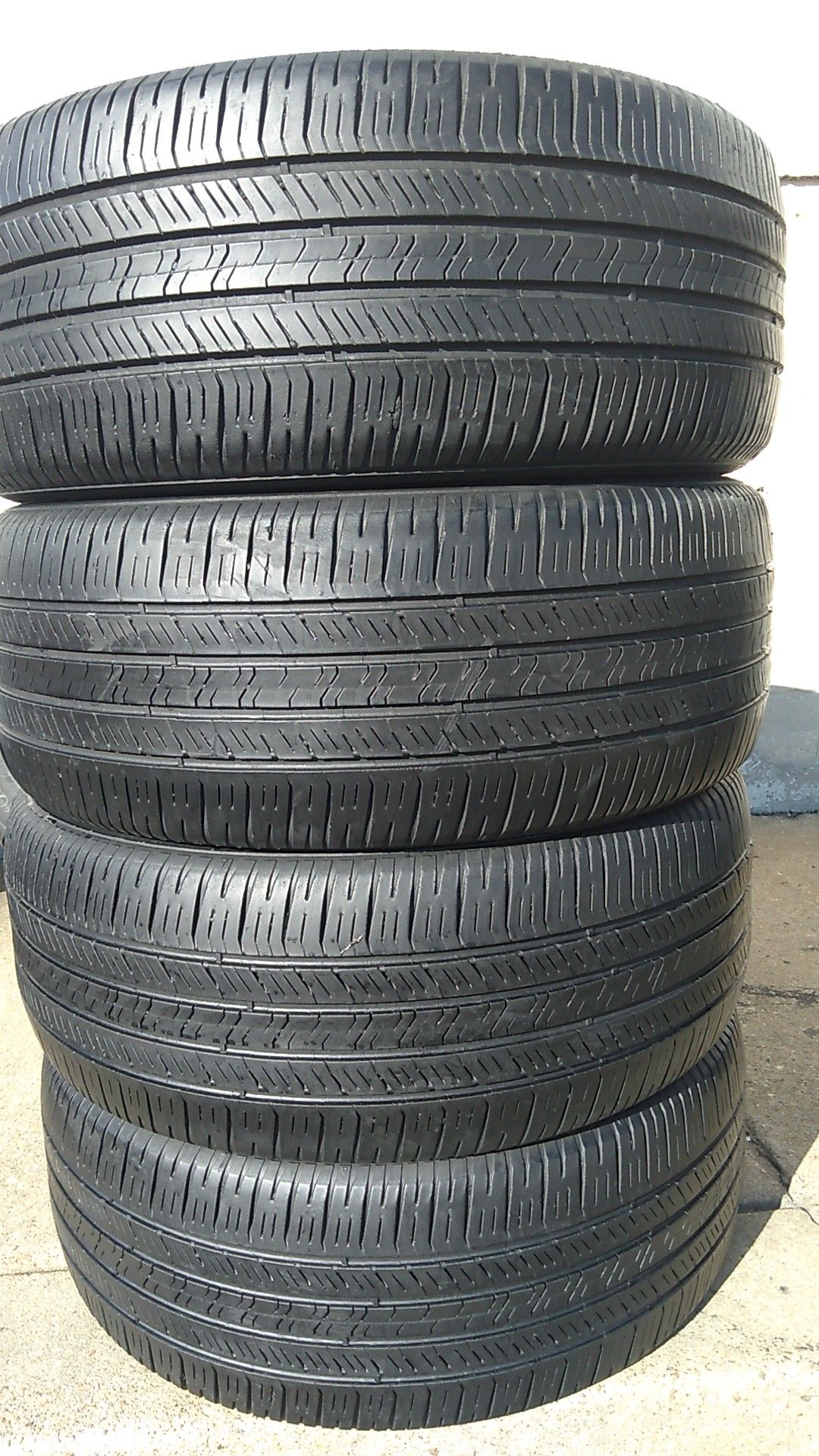 Four matching Goodyear tires for sale 225/50/18