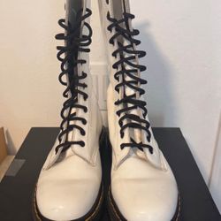 Doc Martens White Boots