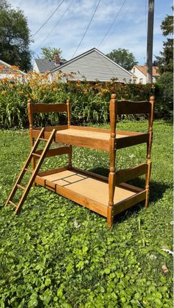 American Doll buckbeds or Twin Beds Real Wood Set