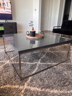 Gray coffee table